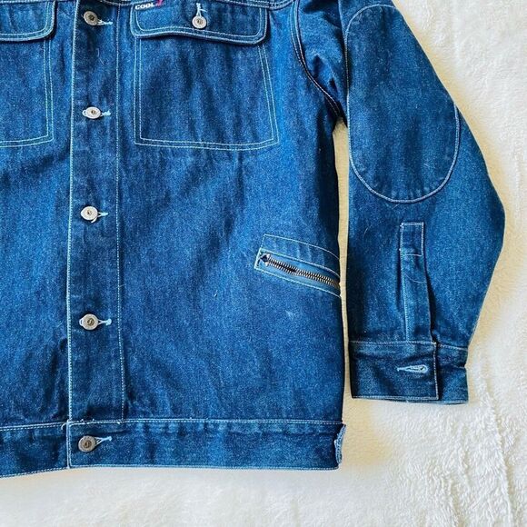 Vintage Y2K Cool J Baggy Hip Hop Denim Skater Jean Jacket - Picture 2 of 8